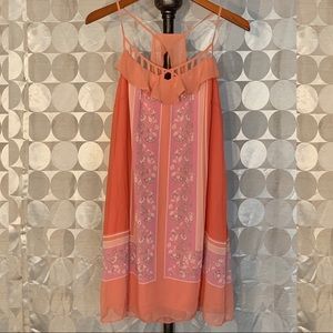 Print Flowy Shift Dress